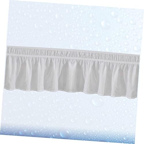 Zerodeko Bed Skirt with Elastic Band and Pleated Design