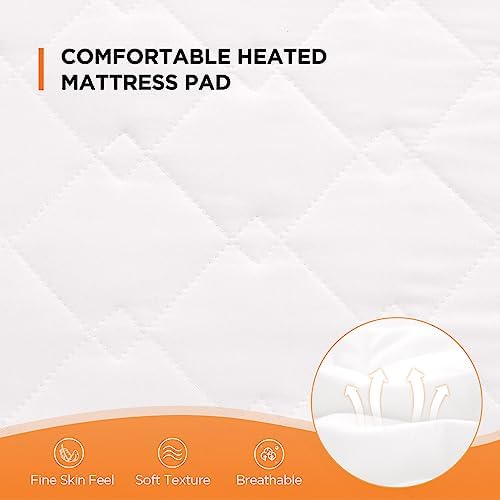 Westinghouse Queen Electric Mattress Pad with 10 Heat Settings