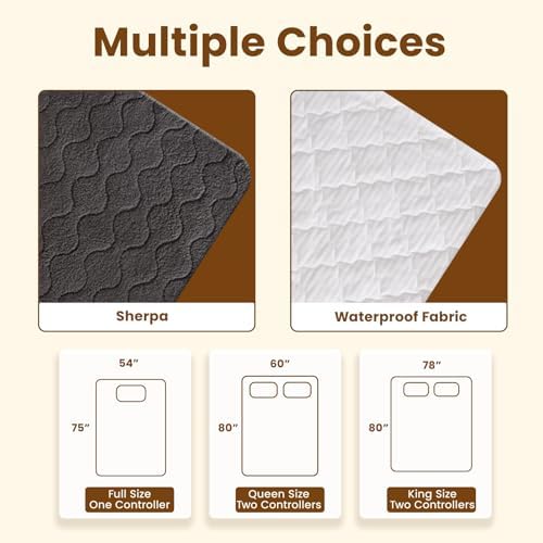 Bearhug Electric Heated Mattress Pad King Size 1