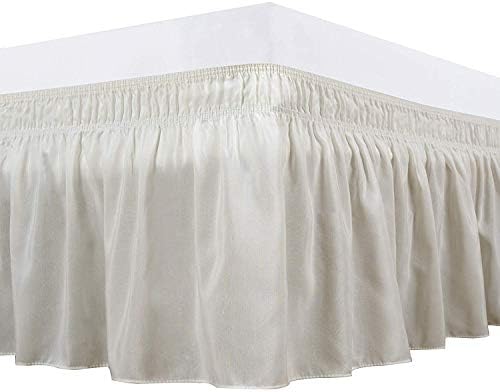 Elegant Decor 100 Cotton Bed Skirt Queen Size