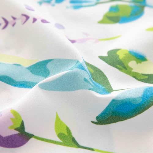 SDY 7PCS Floral Comforter Set for Kids