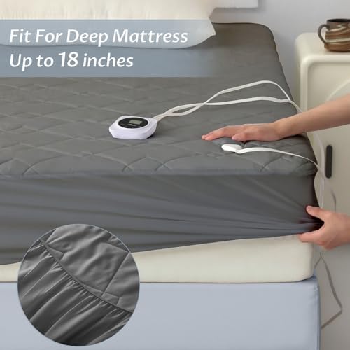 Reaks Dual Control Electric Mattress Pad California King Size 1