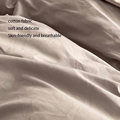 FCLDESHOP Queen Fitted Sheet 150x200cm Cotton Non-Slip Mattress Topper
