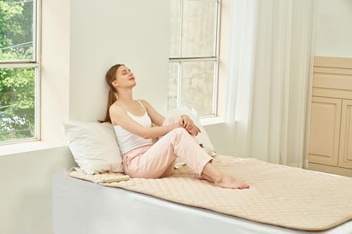 Shield Life Heated Mattress Pad Twin Size with 8 Heat Settings
