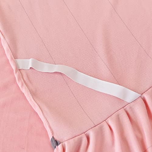 ZIQINPSQ Velvet Bed Skirt 18 Inches Deep Plush Fitted Sheet