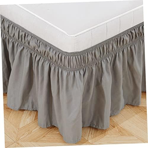 Modern Elastic Bed Skirt with Ruffled Design