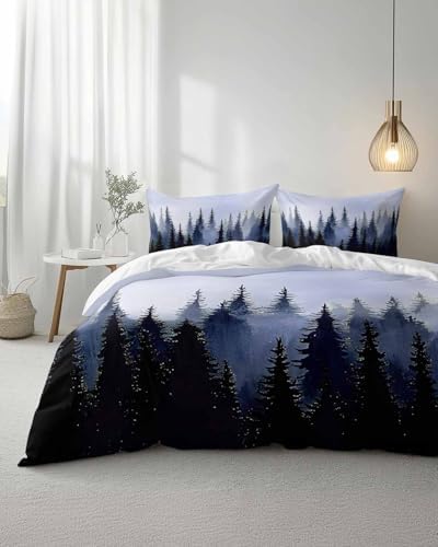 ZOE GARDEN Forest Bed Duvet Cover Set Queen Size