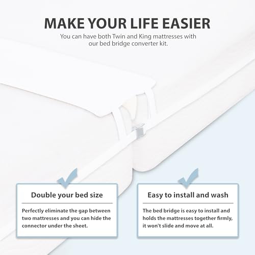 Ruili Bed Bridge Twin to King Converter Kit 1