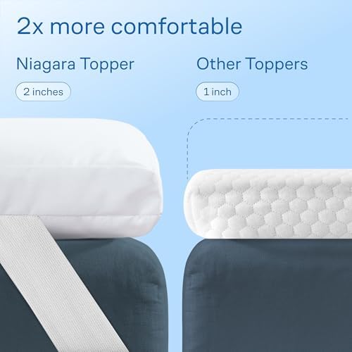 Ultra Soft 2 Inch Mattress Topper for Back Pain Relief