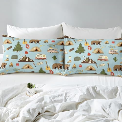 Erosebridal Full Size 4Pcs Camper Bedding Set