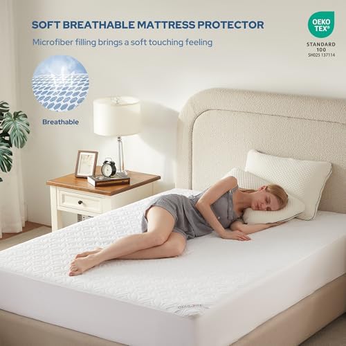 BEDLORE Waterproof Mattress Protector Queen Size 1