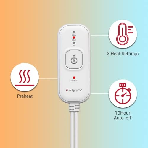 Comfytemp Heated Mattress Pad Mini Twin 31 x 55