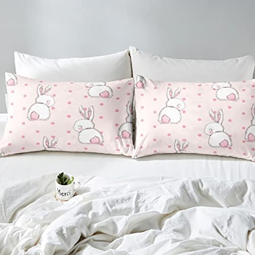 Feelyou Cute Rabbit Bedding Set for Kids