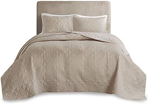 510 DESIGN Reversible Quilt Set Khaki 3 Piece