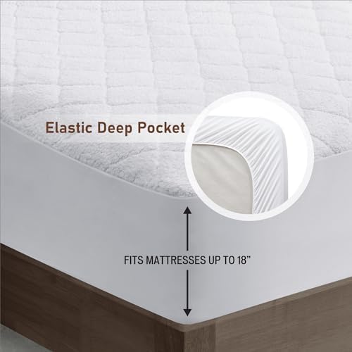 Woolrich Heated Mattress Pad Twin XL - 5 Heat Levels Auto Shut Off