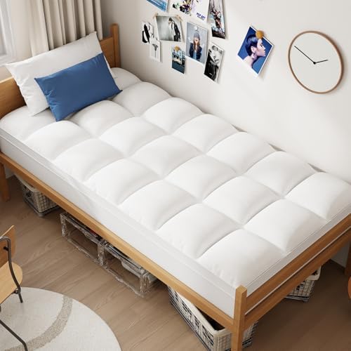 ELEMUSE Twin XL Mattress Topper for College Dorm