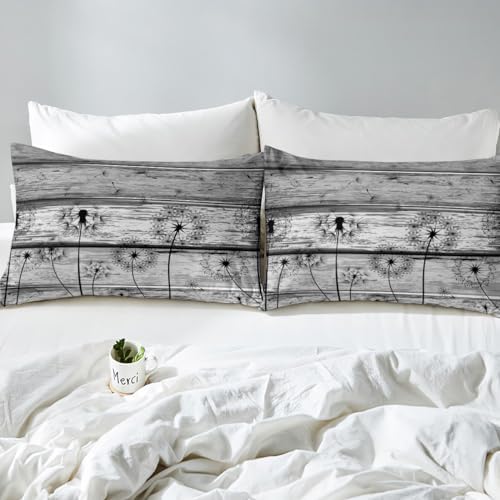 Feelyou Dandelion Bed Sheet Set for Girls Queen 3Pcs