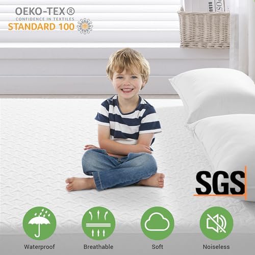 MERITLIFE Queen Mattress Protector 4D Cooling Waterproof