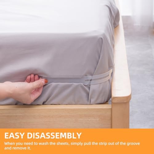 Eoepur Bed Sheet Holder 4-Pack - Heavy Duty Adjustable