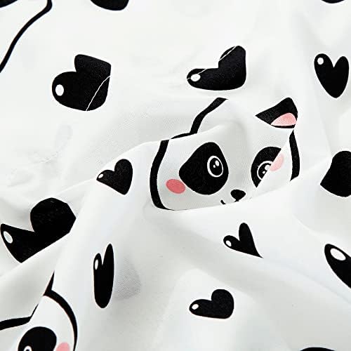 Chezmoi Collection 3-Piece Panda Love Sheet Set 1