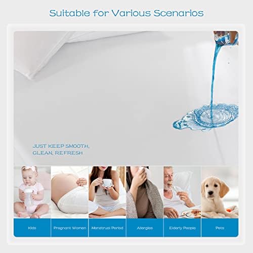 GRT 2 Pack Twin Mattress Protector Waterproof Breathable