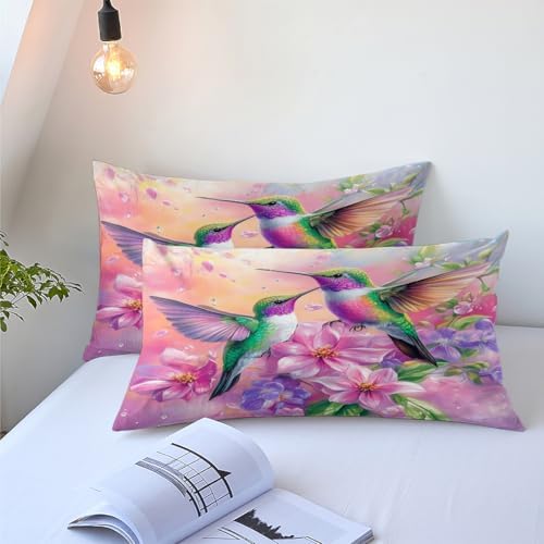 CCoutueChen Hummingbird Comforter Set King Size