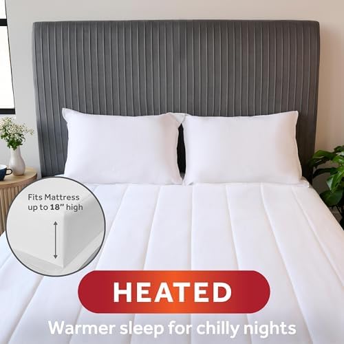Sunbeam Electric Heated Mattress Pad King Size 76x80 1