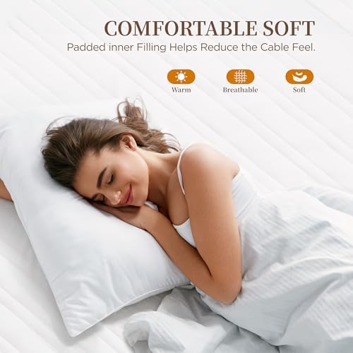 Texciting Heated Mattress Pad Full Size