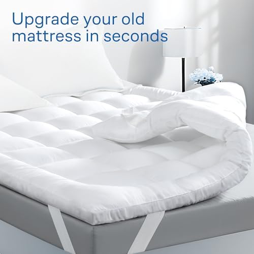 Ultra Soft 2 Inch Mattress Topper for Back Pain Relief