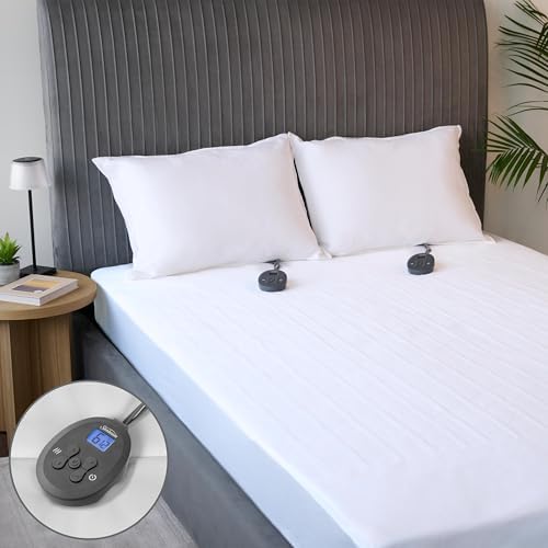 Sunbeam Electric Heated Mattress Pad with 12 Heat Settings