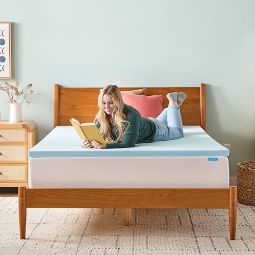 Linenspa Memory Foam Mattress Topper 2 Inch Gel Infused Cooling Pressure Relieving