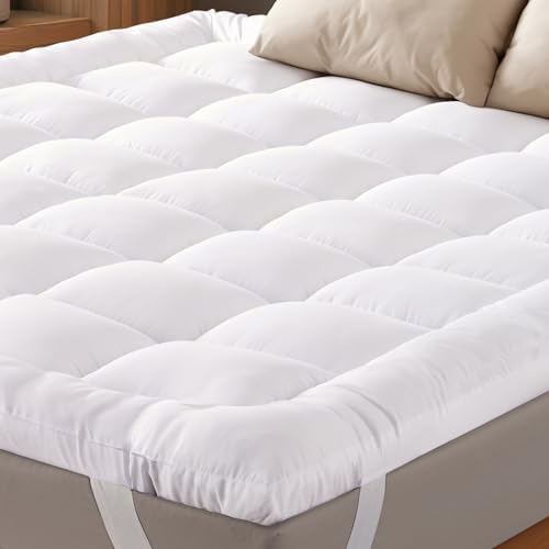 Ultra Soft 2 Inch Mattress Topper for Back Pain Relief