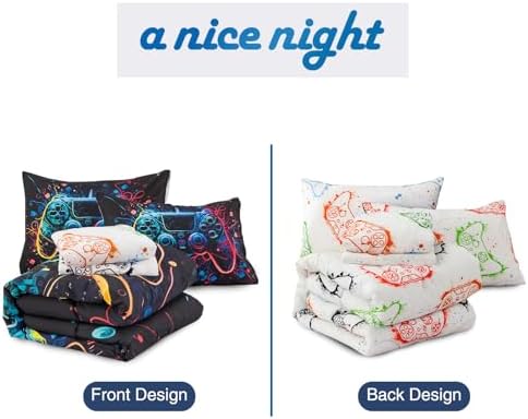 A Nice Night Boys 5-Piece Gaming Comforter Set 1