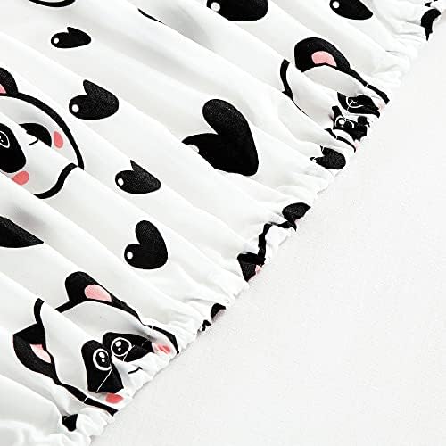 Chezmoi Collection 3-Piece Panda Love Sheet Set 1