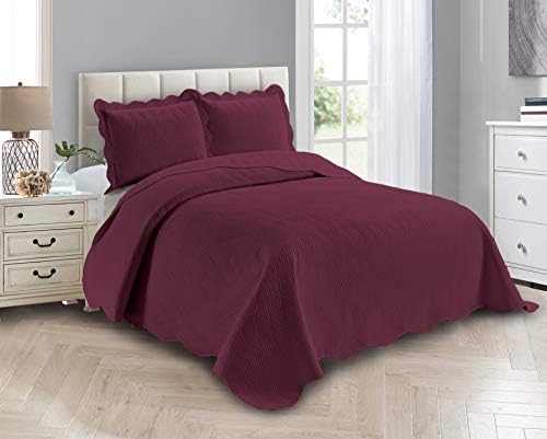 Linen Plus Luxury Oversized Coverlet Set 1