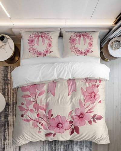 ZOE GARDEN Eucalyptus Duvet Cover Set 3 Piece Full Size Bedding