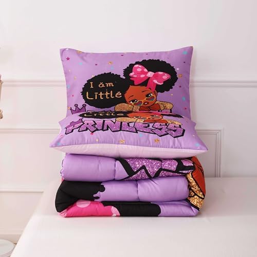 Little Black Girl Comforter Set Twin Size 1
