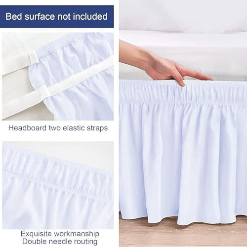 KYEQATY Queen Size Washable Bed Skirt
