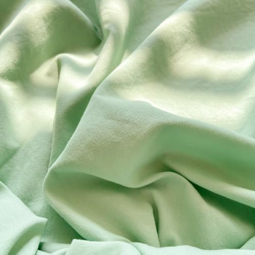 Soft Cotton Fitted Sheet with Elastic Bands Young Blue 2xPillowcase