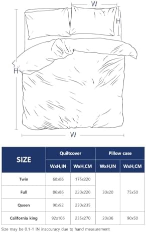 Cow Patterned Duvet Cover Queen Size Set