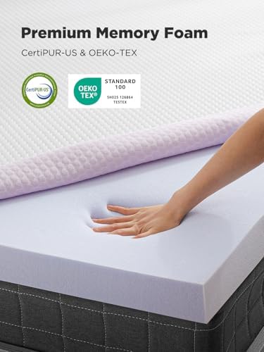 PERLECARE 3 Inch Gel Mattress Topper Twin XL