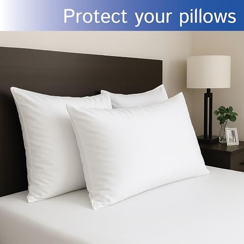Four Seasons Essentials Waterproof King Pillow Protectors Set of 2