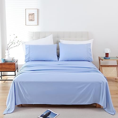 Luxury Soft Queen Sheet Set with Deep Pockets