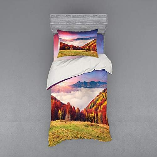 Ambesonne Nature Duvet Cover Set Twin XL Multicolor
