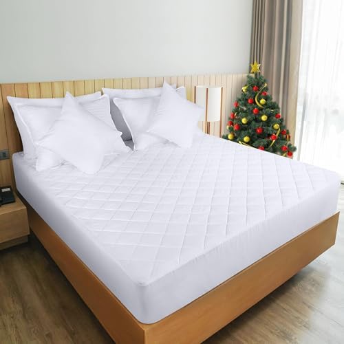Utopia Bedding Queen Size Quilted Mattress Pad 2 Pack