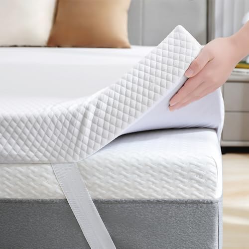 SINWEEK Gel Memory Foam Mattress Topper Twin XL 1