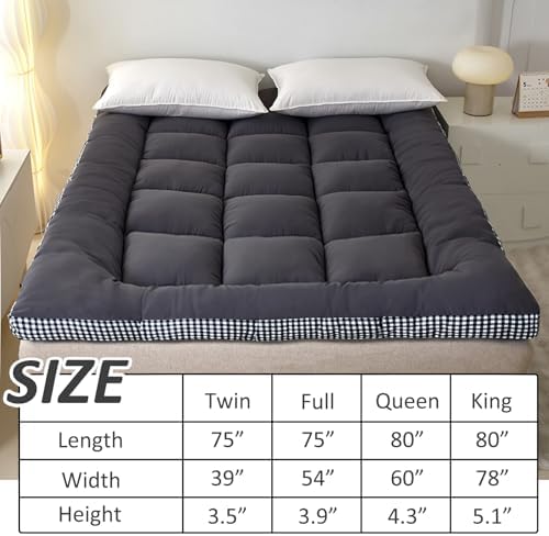 Reberyle 3 Inch Thick Mattress Topper Queen Size