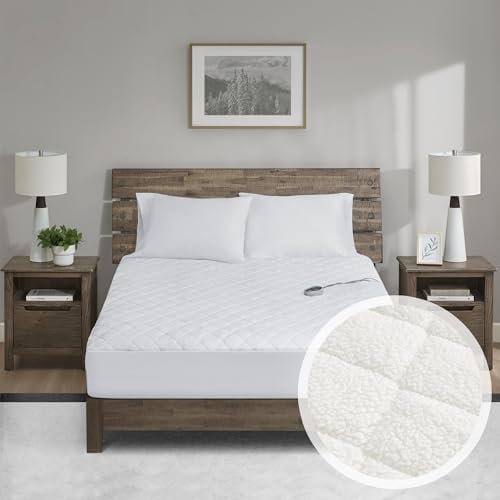 Woolrich Heated Mattress Pad Twin XL - 5 Heat Levels Auto Shut Off
