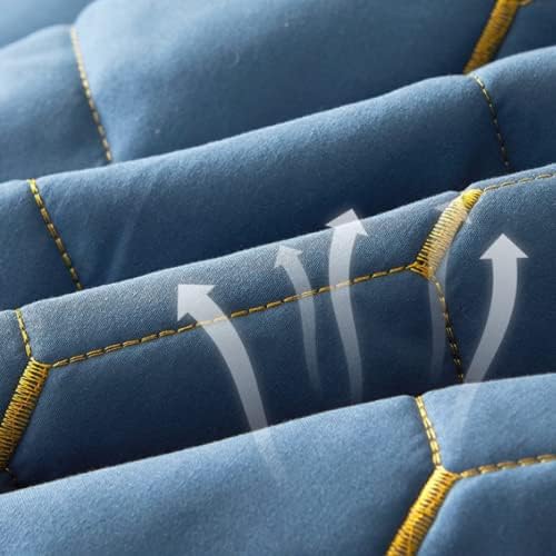 FCLDESHOP Thick Quilted Fitted Sheet Pink 200x220cm