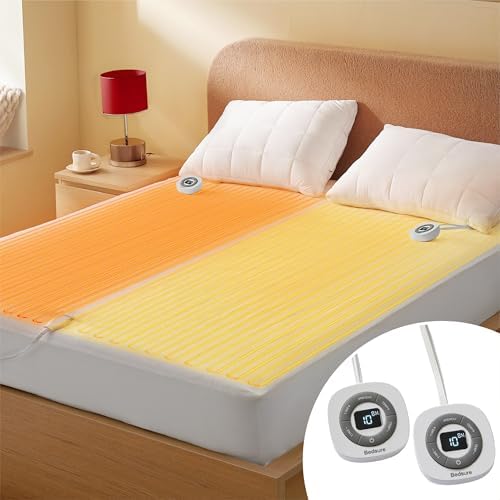 Bedsure Heated Mattress Pad Queen - 10 Heat Settings Auto Shut Off